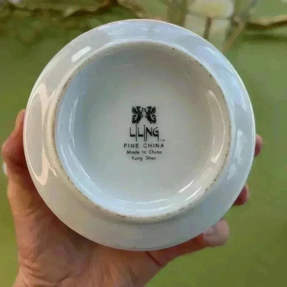 Ling Rose by Liling , vintage creamer, and sugar in beautiful condition - Picture 6 of 8